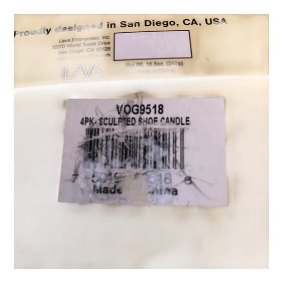 Lava Vintage Vogue Sculpted Shoe Scented Decorative Candle Lead-Free 10.6oz - Picture 13 of 14